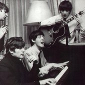 The Beatles at the George V hotel in Paris