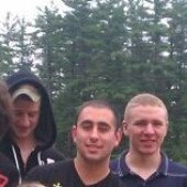Electric Triangle Members and Some Guy in a Hoodie