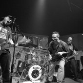The band on stage (Le Fouloir, Nantes)