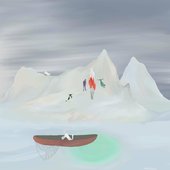 A Snowy Island
