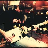 Tomasz tracking cigar box guitars for Unholy Mountain  |  March 2012  |  Supernatural Studio