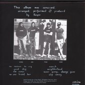 BLACK ALBUM back cover