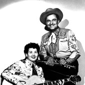 Bonnie with Paul Tutmarc (as part of the K-6 Wranglers)