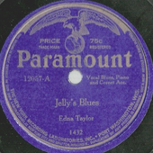 Jelly's Blues, with piano & cornet Paramount 12057 78 rpm.png