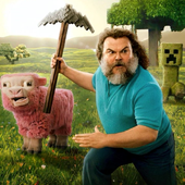 jack black as steve (minecraft movie)