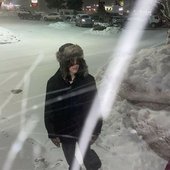 quannnic in the snow