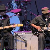 David 'Honeyboy' Edwards and Hubert Sumlin