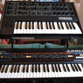 Sequential Pro-One and Roland Juno