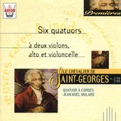 Saint-Georges : Six quatuors à 2 violons, alto & violoncelle