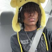he got ts on