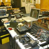 Loop12's setup for the KNON show