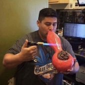 Yola hitting a FATTY bowl