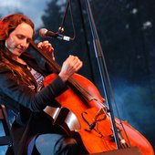 Jorane, headlining the Edmonton Chante Festival at École Maurice-Lavallée on June 22, 2007
