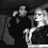 Radio Werewolf's fourth and final incarnation: Nikolas and Zeena in Glasnost magazine, 1991.