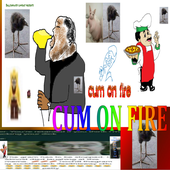 CUM ON FIRE