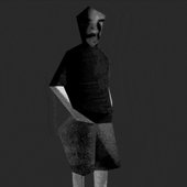 a three dimensional portrait of the artist