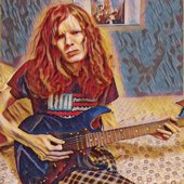 Psychedelic Guitar Selfie