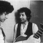Arlo with Bob Dylan, Friends of Chile 1974