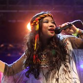 Zee Avi performing at the 2012 Rainforest World Music Festival in Sarawak, Borneo