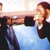 Luciano Pavarotti with Dolores O'Riordan
