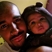 O'ryan and his (and Jhene's) daughter