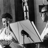 Ella Fitzgerald and Louis Armstrong