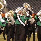 The Cavaliers at the 2004 Drum Corps International World Championships playing "007"