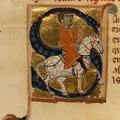 Excerpt from a collection of  BNF troubadour songs, French manuscripts 854.