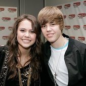 With Justin Bieber.