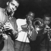 jackie mclean, grachan moncur III, & lee morgan @ rudy van gelder’s by francis wolff. evolution sessions (1963).