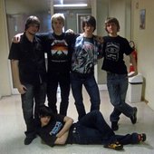 A picture taken before their performance on national tv