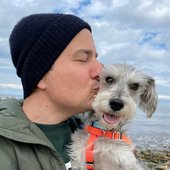 jon and dog