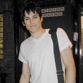 Tony Vincent outside the Dominion Theatre where he was playing the role of 'Galileo Figaro' in 'We Will Rock You' - London.