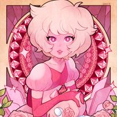 Pearl and Pink Diamond embrace by [u.a.]
