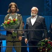 Krzysztof Penderecki with Aphex Twin