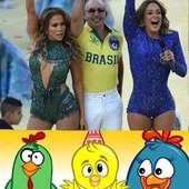 Pitbull, Jennifer Lopez, Claudia Leite