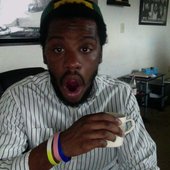 Coffee drinking ass nigga