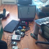 in the lab