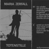 Maria Zerfall - Totenstille, der rest ist fluch - 1991 - cover cassette