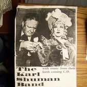 The Karl Shuman Band - Show Flyer