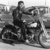 Dick Dale on bike