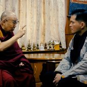 Dwagie with the Dalai Llama again