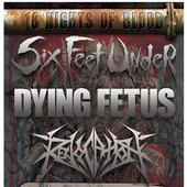 SANGRE@The Whiskey Sunday June 24th W/Dying Fetus and Six Feet Under