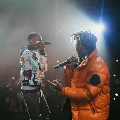 Juice and G Herbo Performing