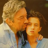 Serge Gainsbourg autograph - Postcard 1985 - Signed in 1989 in Paris