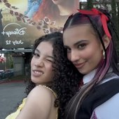 Kylie Cantrall and Malia Baker