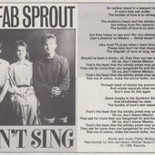 Prefab Sprout - Don't Sing (1984)