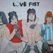 Love Fist drawing