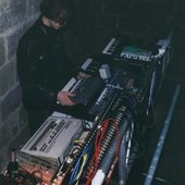 Setting up at the partyhole Brückenkopf in 1991 or 1992 !