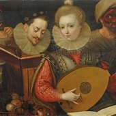 Couple Playing Music
